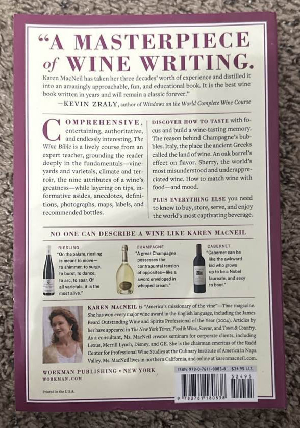 The Wine Bible 2nd Ed. by Karen MacNeil Trade Paperback