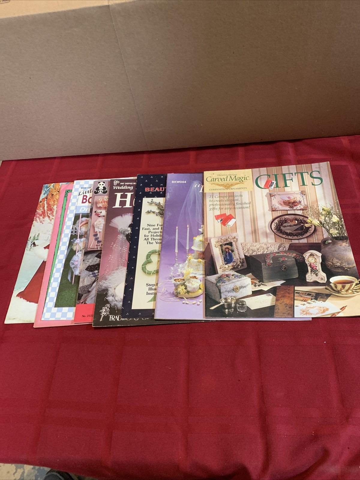 Lot of (8) Miscellaneous Craft and Pattern Books