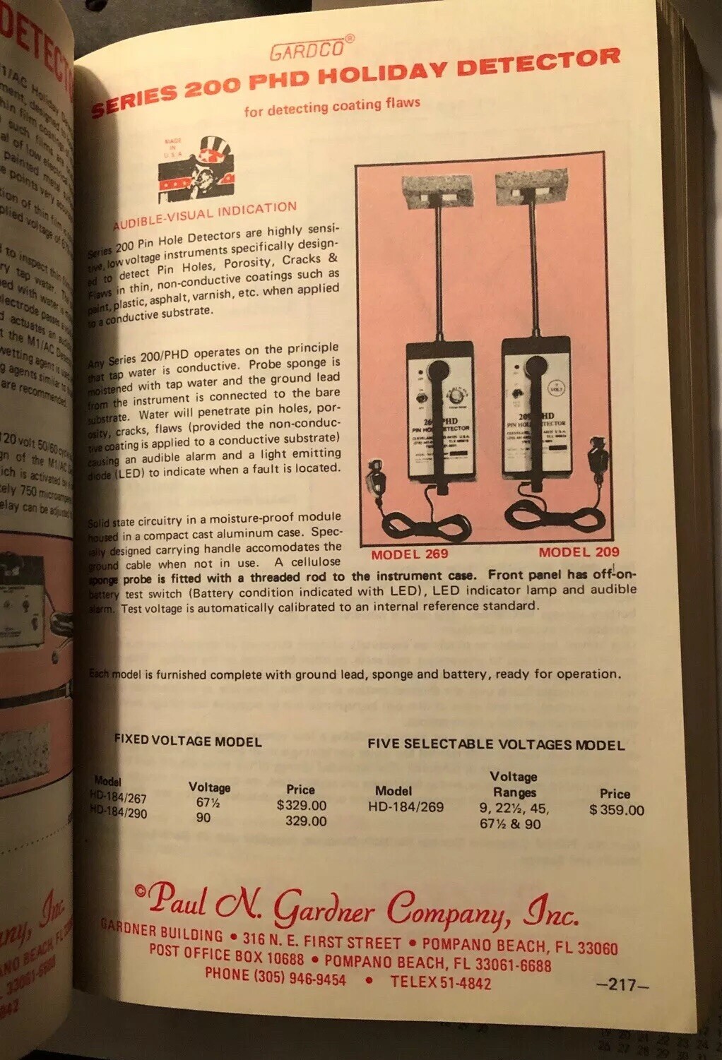 Paul N. Gardner Company, Inc. Price Book – 768 Pages