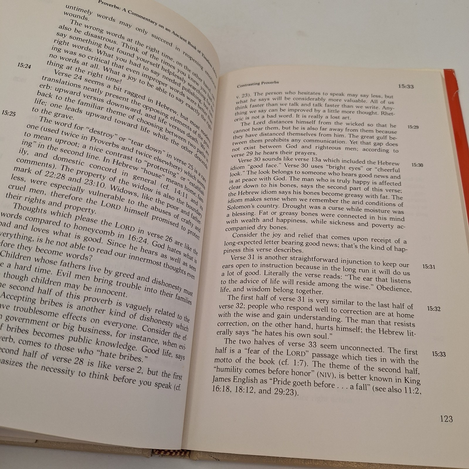 A Commentary on Proverbs ~ Robert L. Alden ~ 1983 HCDJ ~ Baker Book House