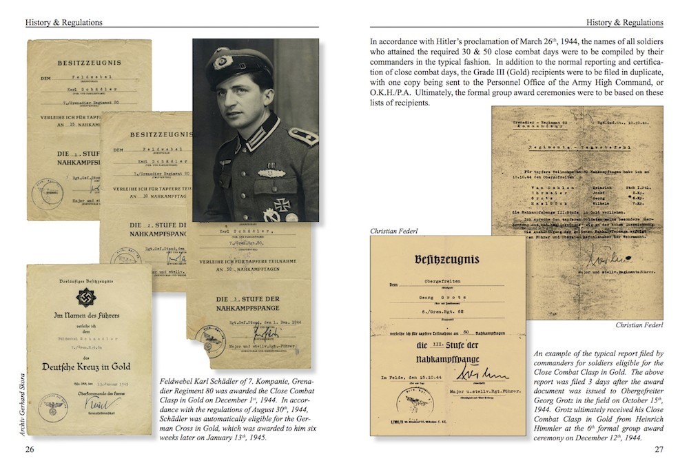 The German Close Combat Clasp of World War 2 by Thomas M. Durante