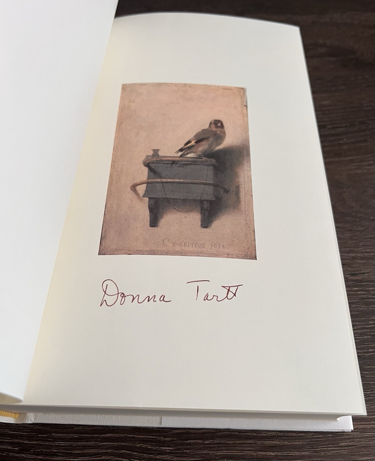 SIGNED EDITION Donna Tartt The Goldfinch 1st/1st As-New Pulitzer Prize