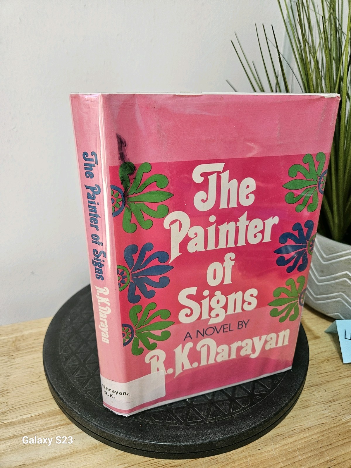 THE PAINTER OF SIGNS By R. K. Narayan 1976 Hardcover Dust Jacket