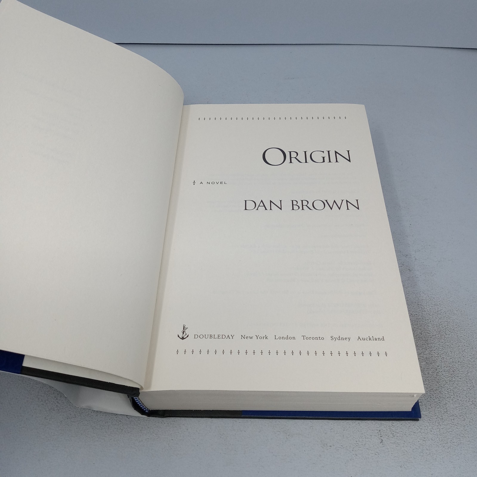 Origin: A Novel 2017 Doubleday Hardcover by Dan Brown