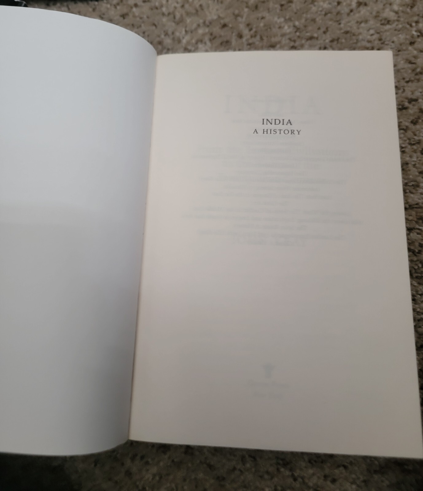 India : A History by John Keay (2001, Trade Paperback)