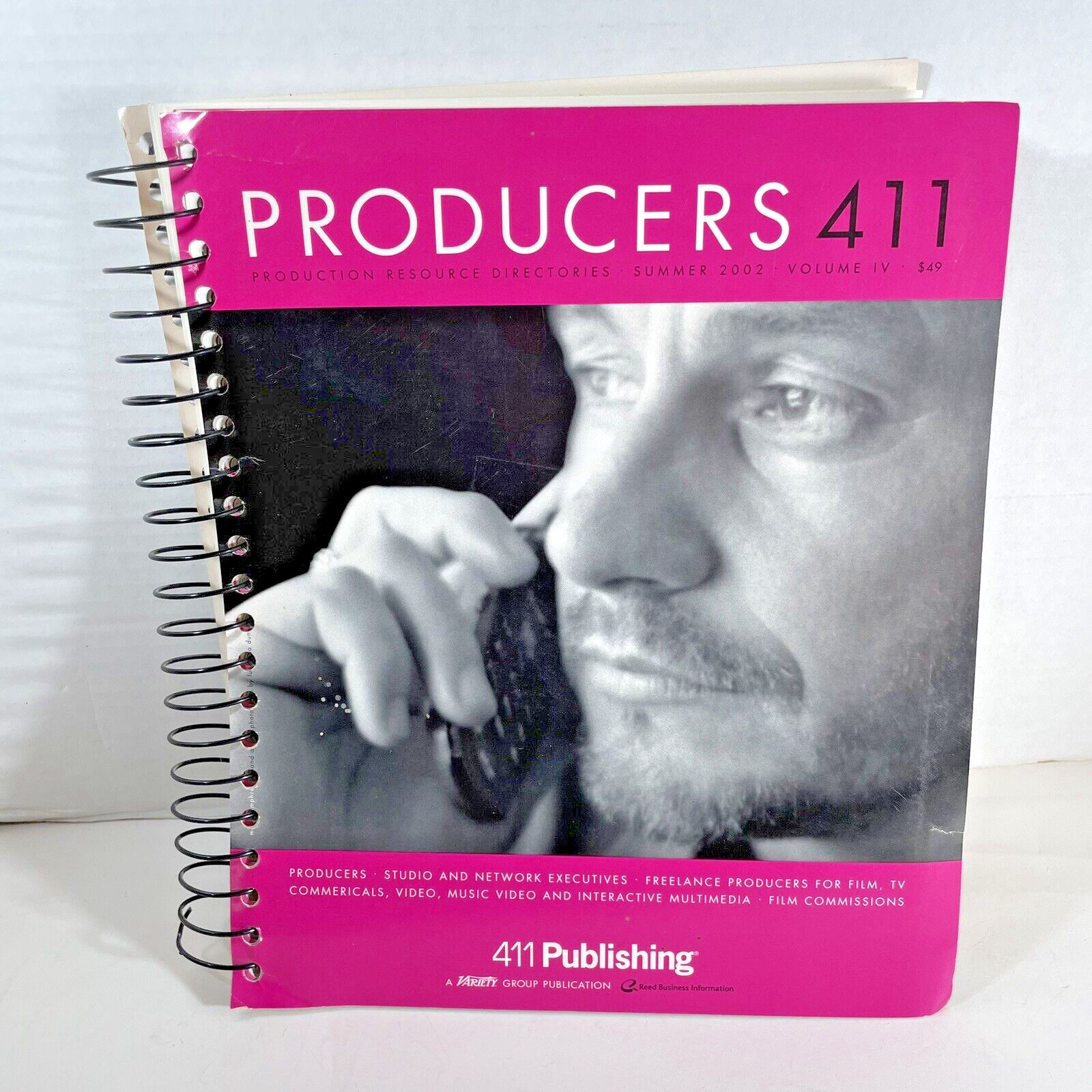 Producers 411 Summer 2002 Vintage Hollywood Spiral Paperback Book 528 pages!