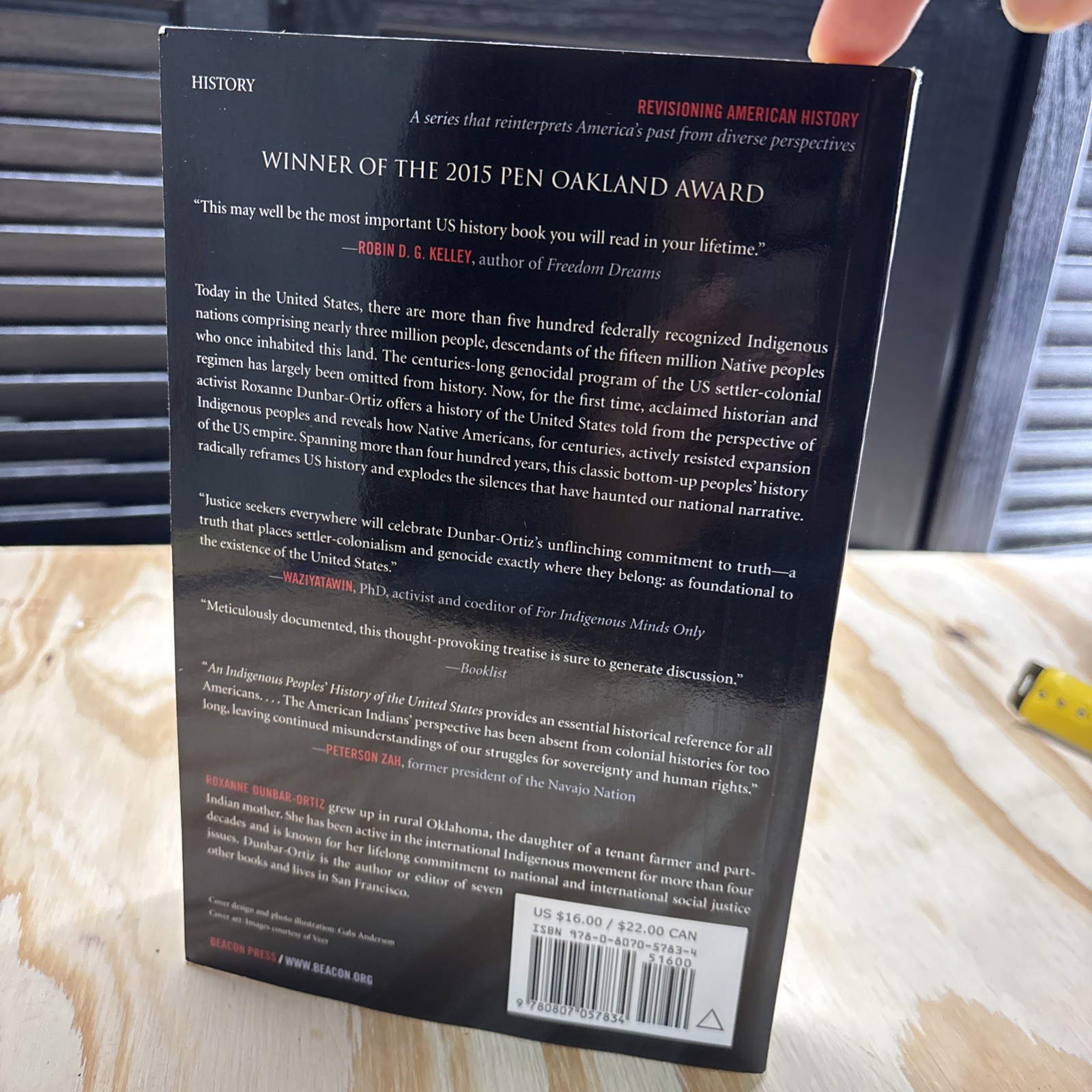 An Indigenous Peoples‘ History of the United States Roxanne Dunbar-Ortiz 2014:VG