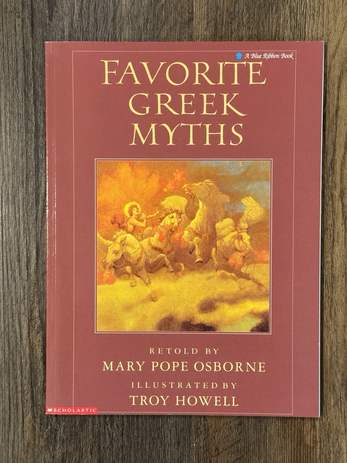 Favorite Greek Myths by Mary Pope Osborne (Trade Paperback)