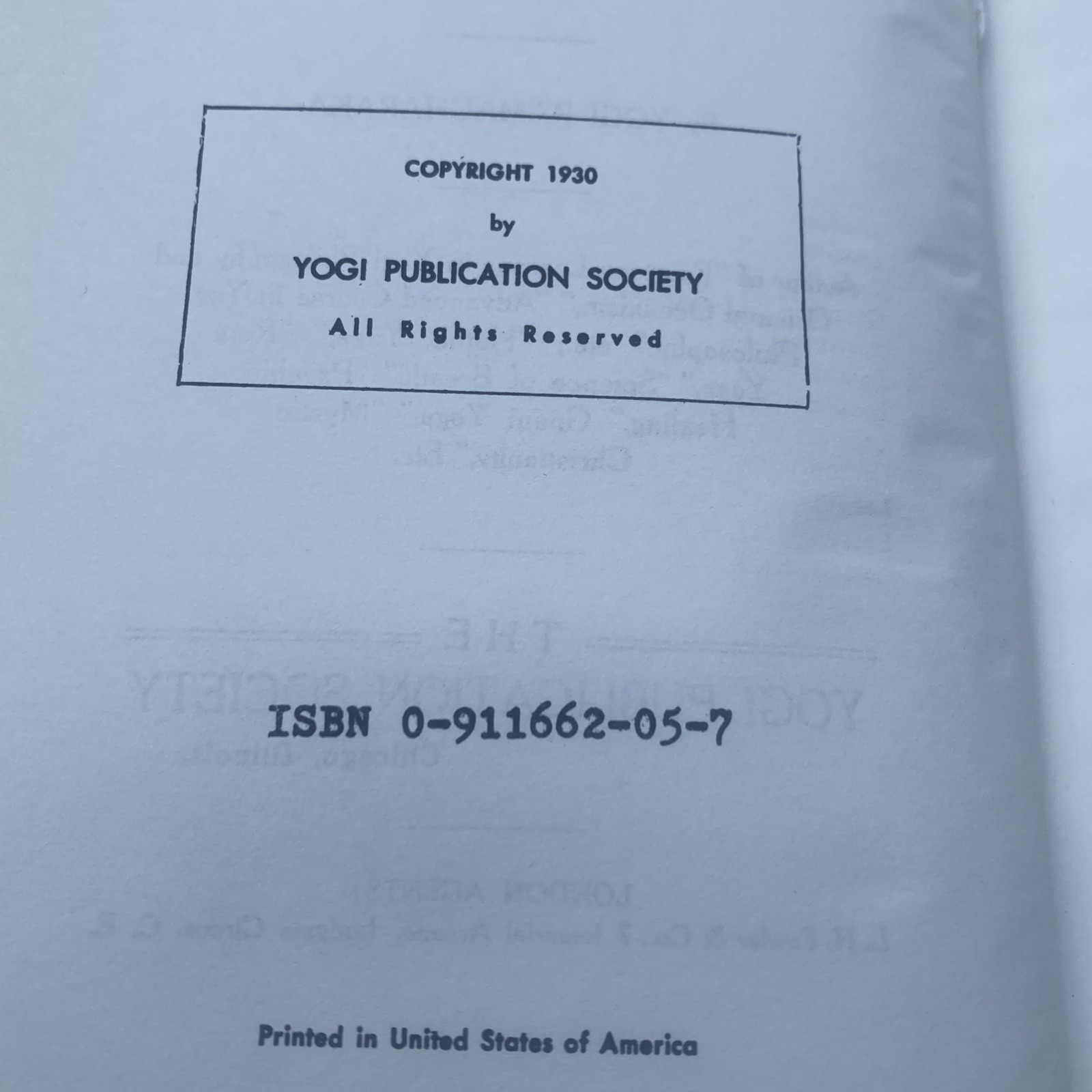 The Philosophies and Religions of India by Yogi Ramacharaka. © 1930.