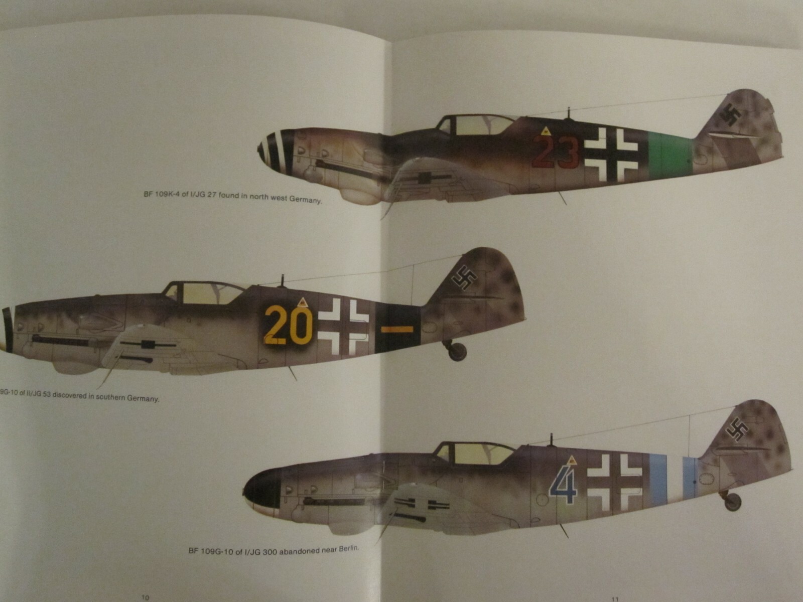 Fighter Pictorials: Broken Eagles 2, BF109 G/K part I – color profiles, 20 pages