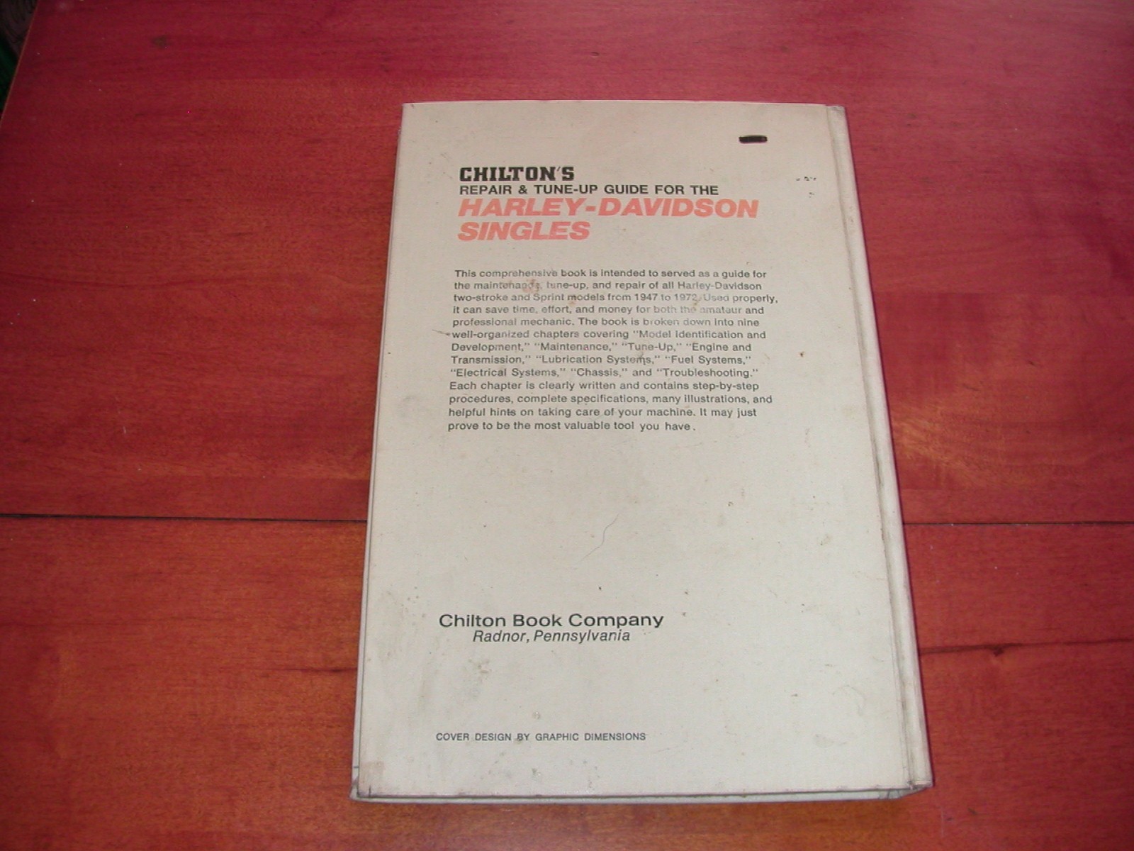 1947 1972 HARLEY DAVIDSON SINGLES MOTORCYCLE CHILTON SERVICE REPAIR MANUAL TUNE