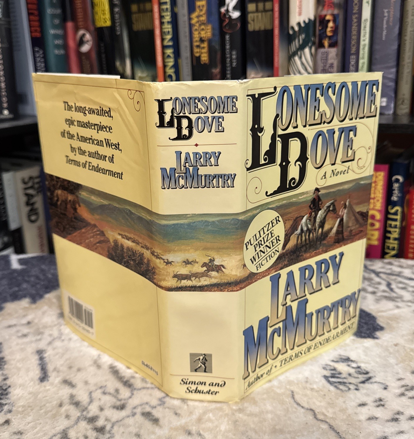 Lonesome Dove – Larry McMurtry (1985, Hardcover) First Edition/Late, ROUGH Cond.