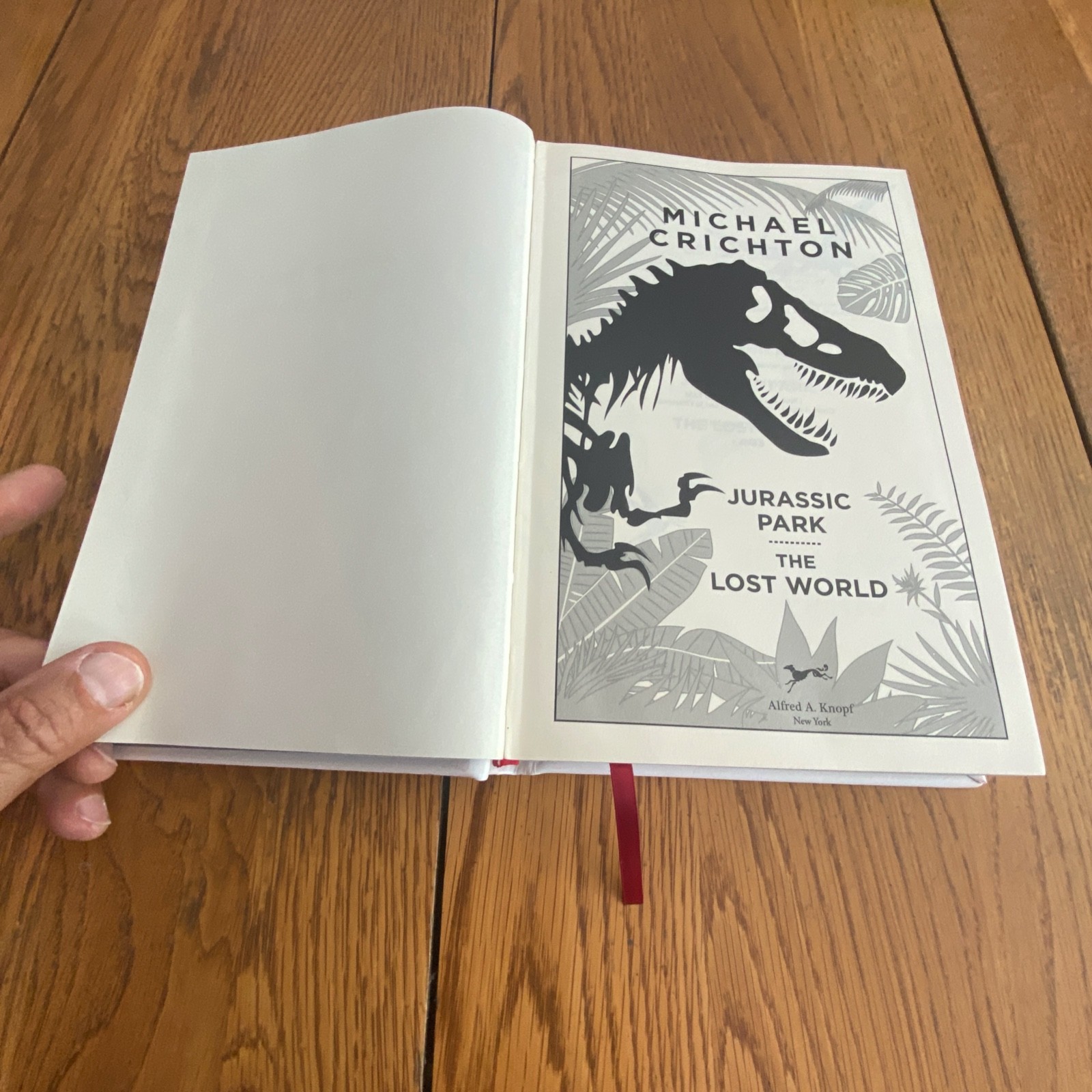 Jurassic Park & The Lost World Michael Crichton Barnes & Noble Special Edition