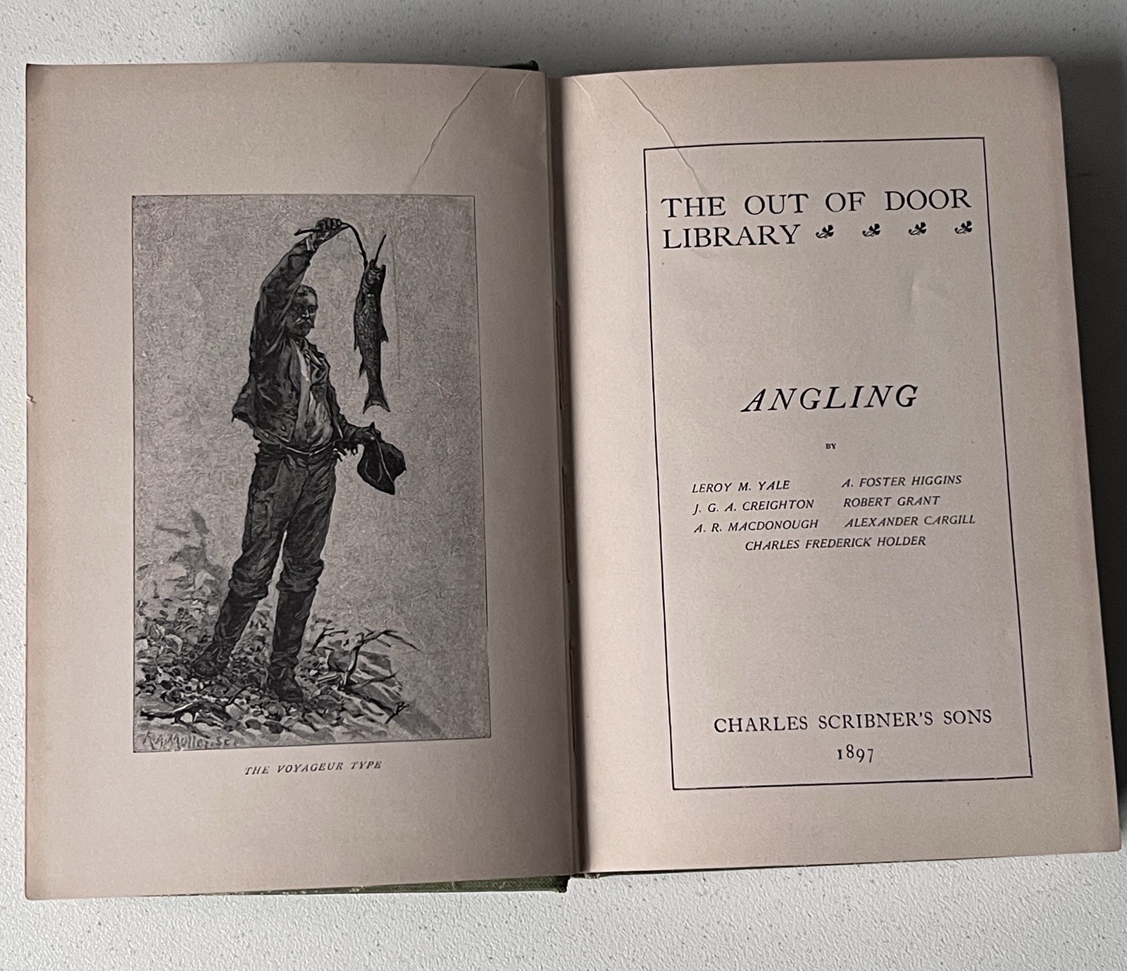 ANGLING 1897 Scribner’s – Fishing Book – 60+ Great Illustrations – 2nd Printing