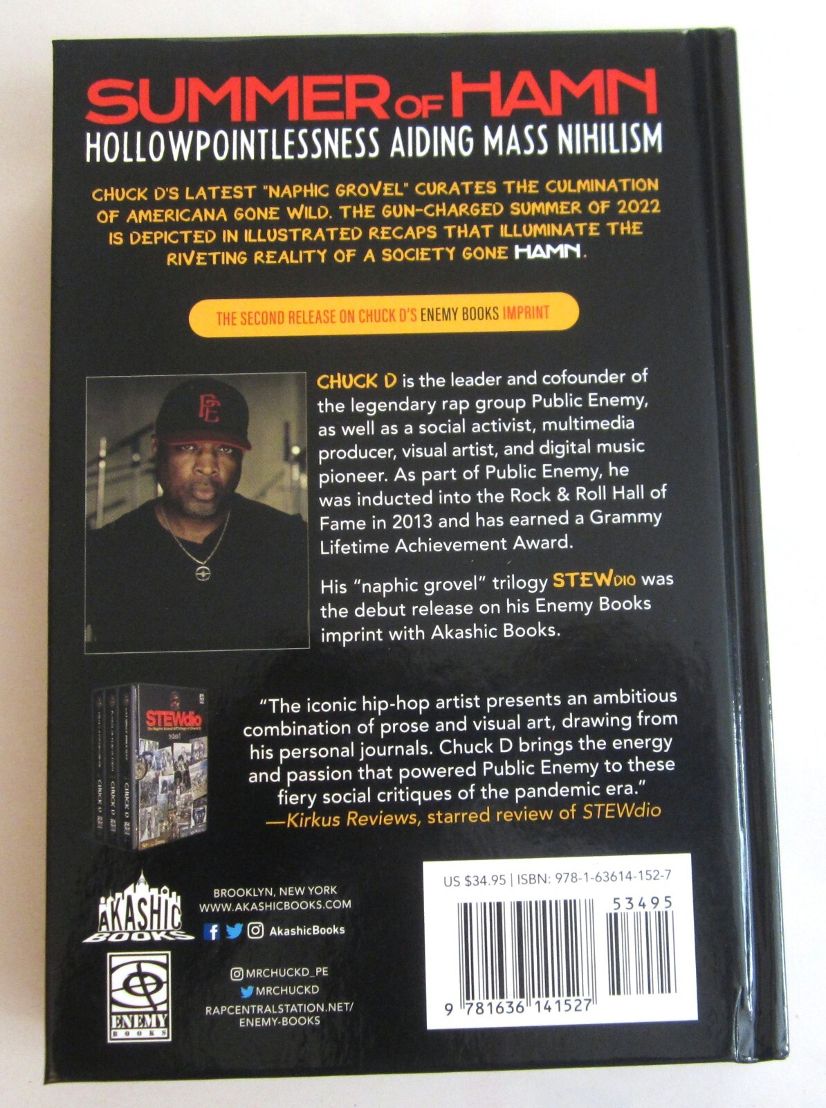 Chuck D of Public Enemy Summer of Hamn Hollowpointlessness Aiding Mass Nihilism