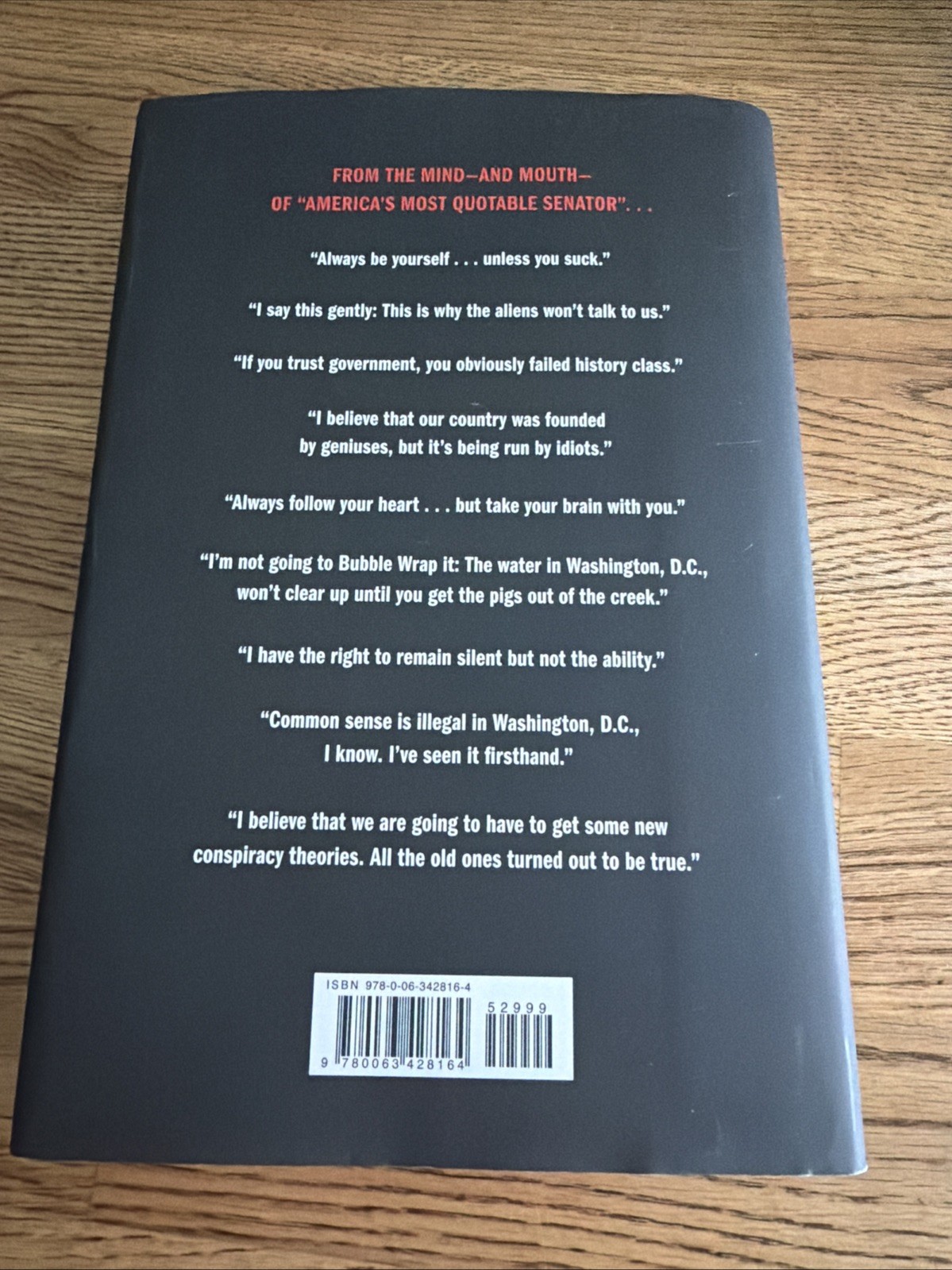 How to Test Negative for Stupid : And Why Washington Never Will by John Kennedy