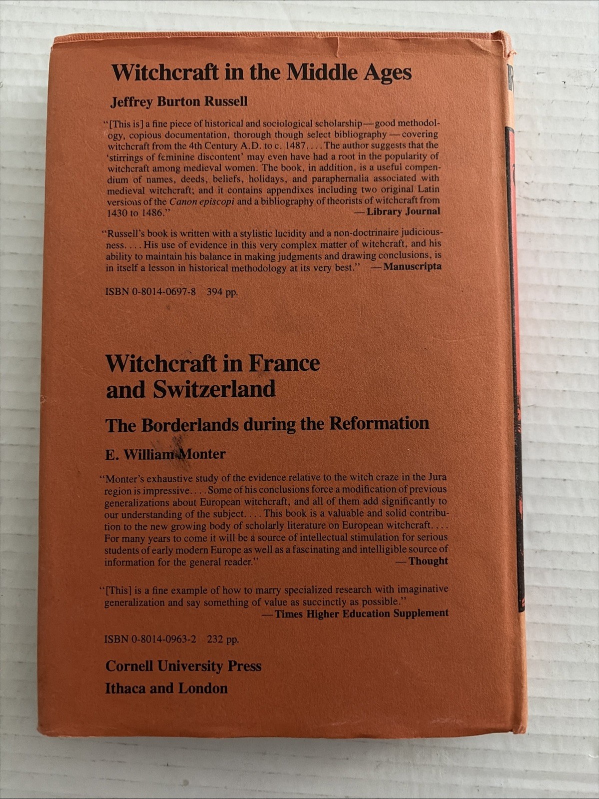 The Devil: Perceptions of Evil from Antiquity… Jeffrey Burton Russell HB 1977