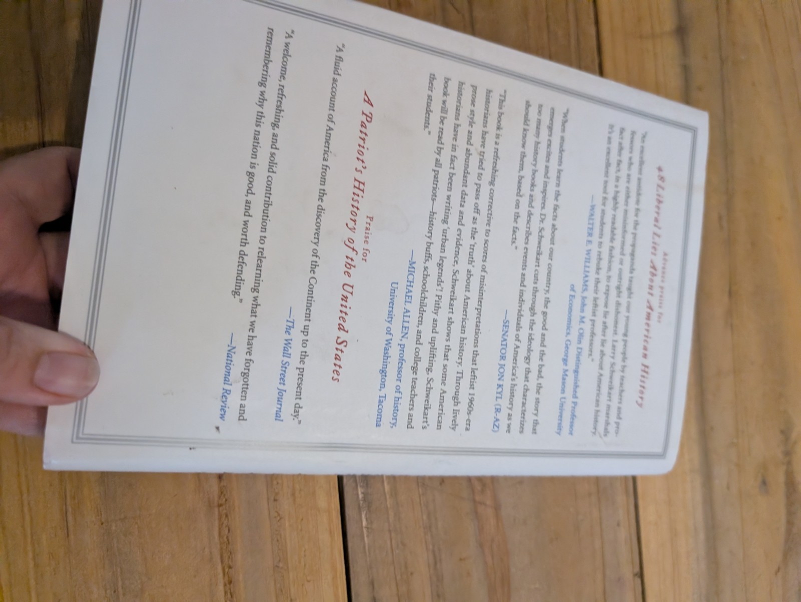 LARRY SCHWEIKART 48 Liberal Lies about American History HARDCOVER SIGNED 2008