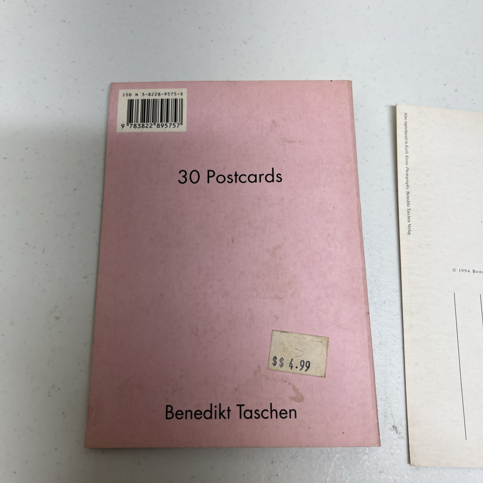 EARLY EROTIC PHOTOS 1994 25 POSTCARDS TASCHEN collectors missing 5 cards