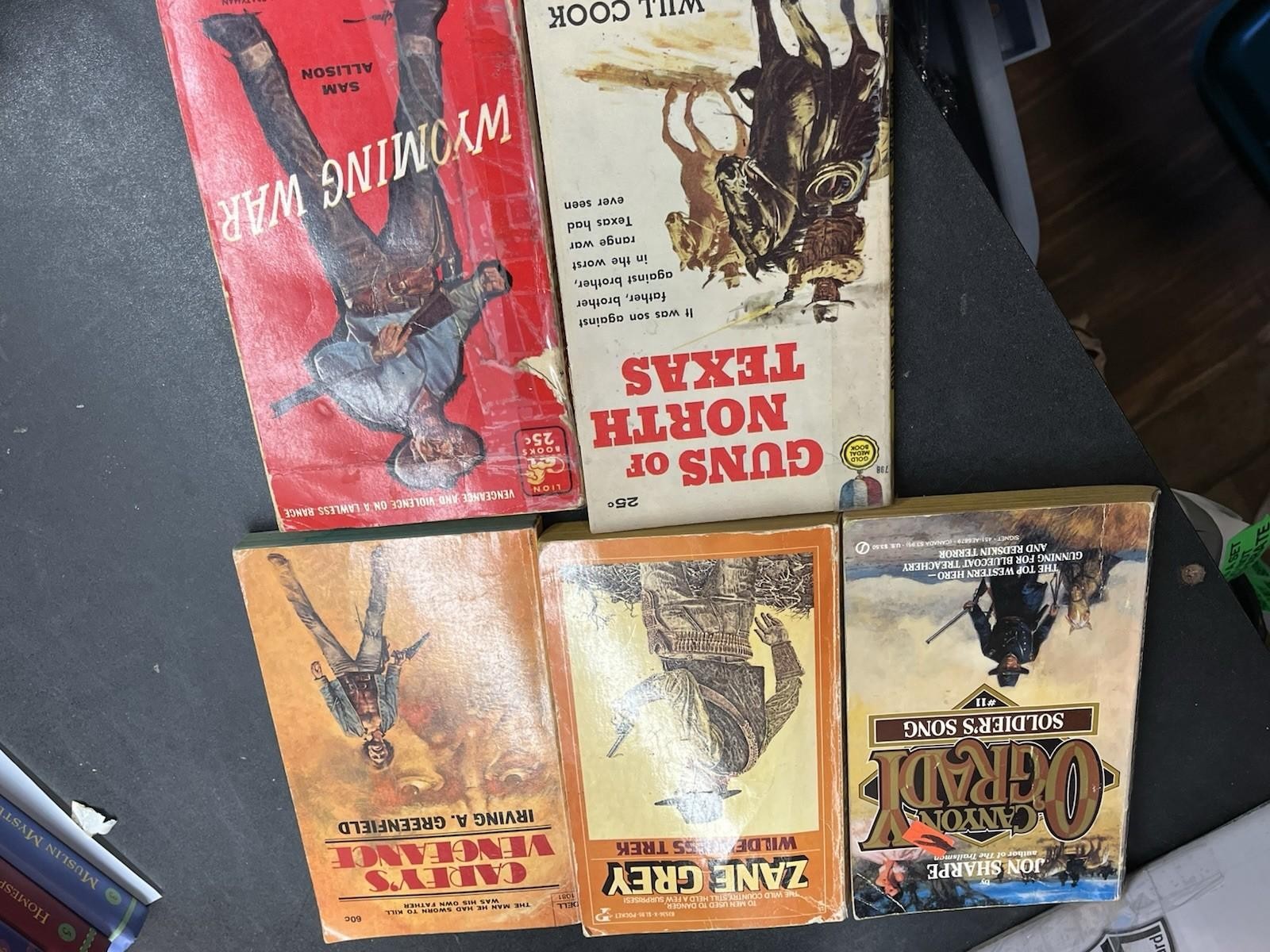 50+ WESTERN Book Lot Classic Cowboy Action ZANE GREY BRAND KELTON Vintage
