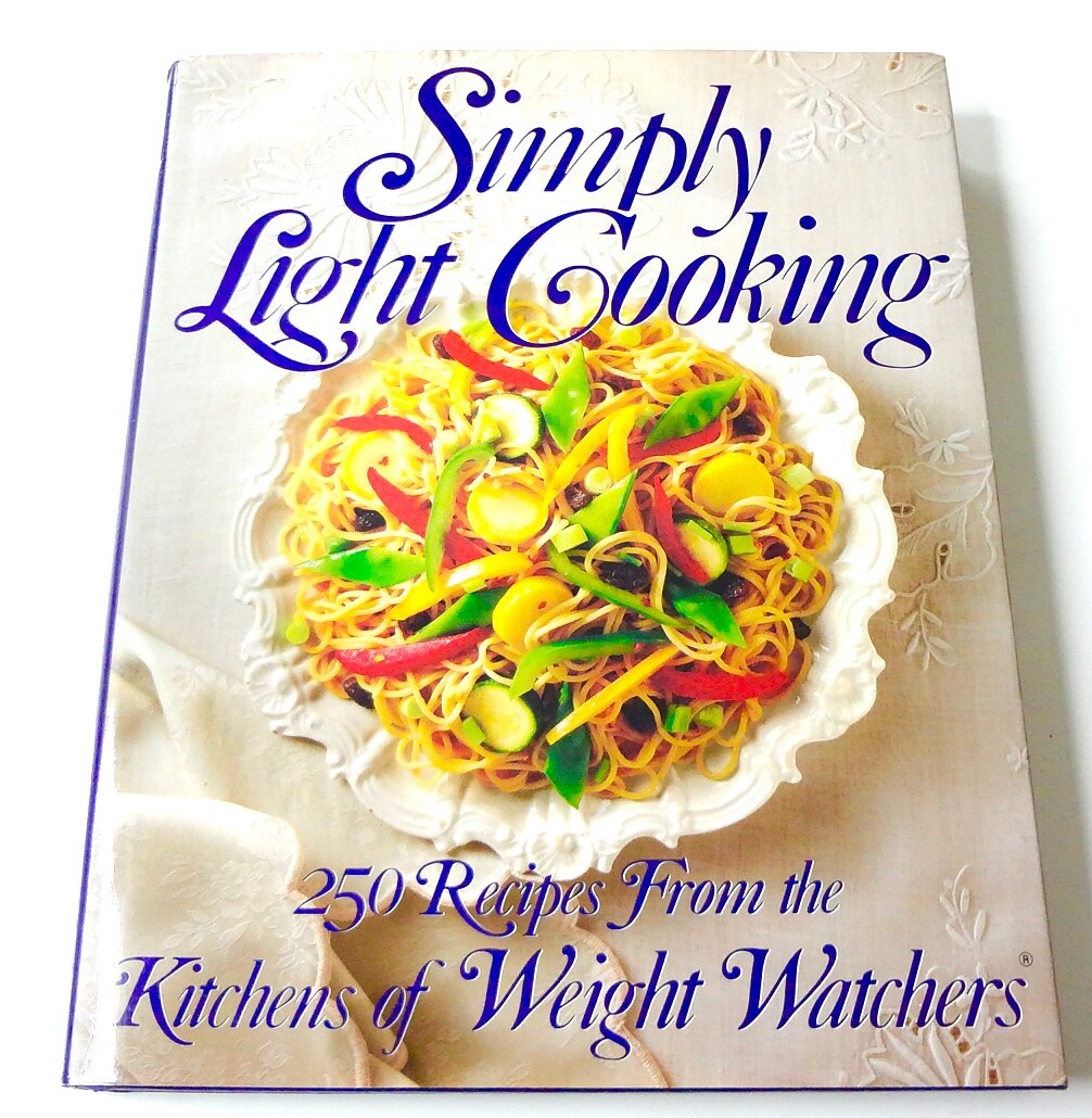 SIMPLY LIGHT COOKING Cookbook . FIRST 1st Edition 1992 . GREAT Condition