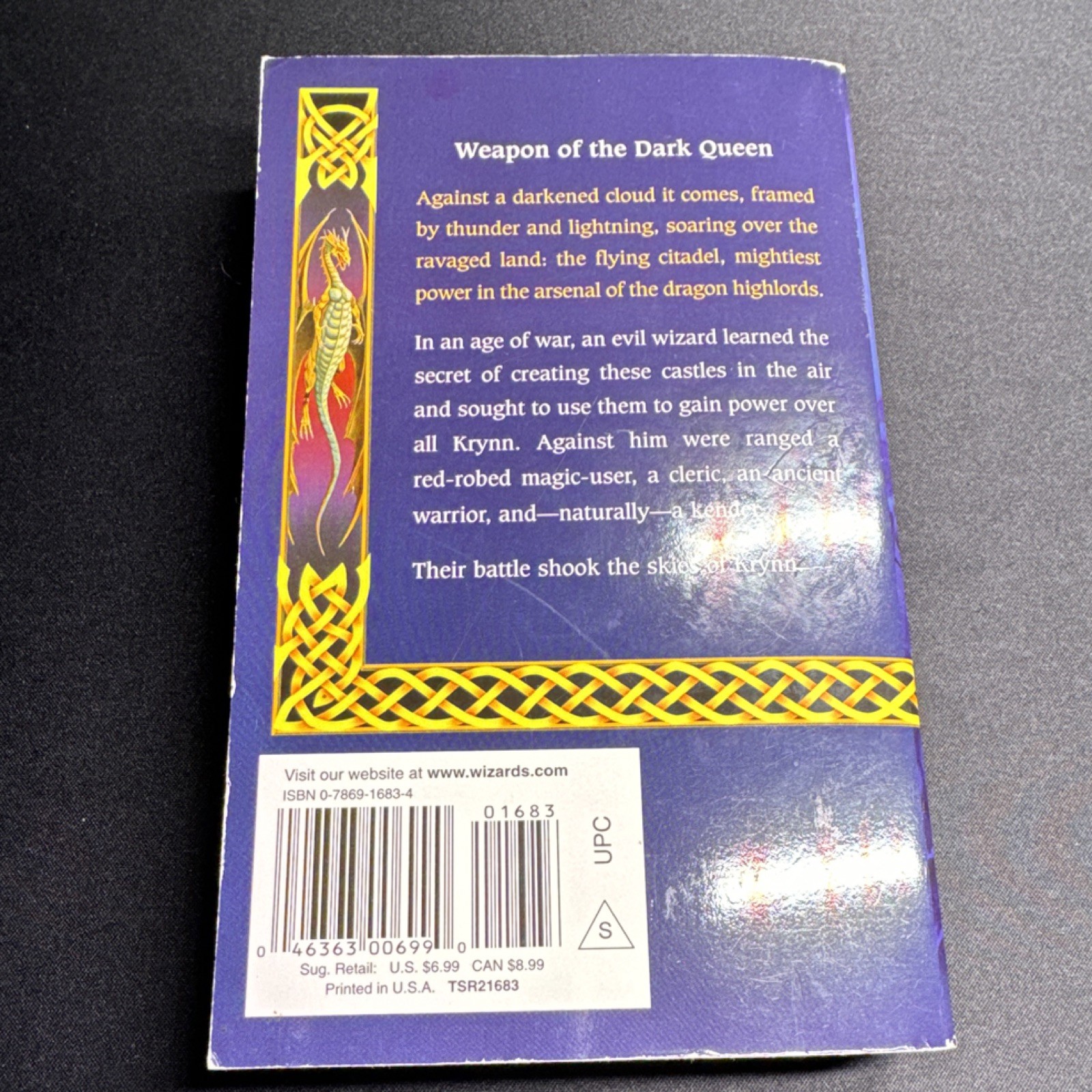 Dragonlance The Citadel by Richard A. Knaak Paperback (READ DESCRIPTION)