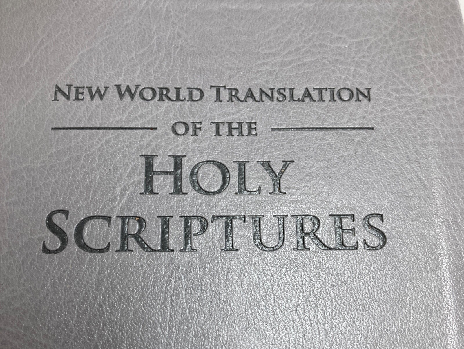 New World Translation of Holy Scriptures Bible 2015 Watchtower Grey Softcover