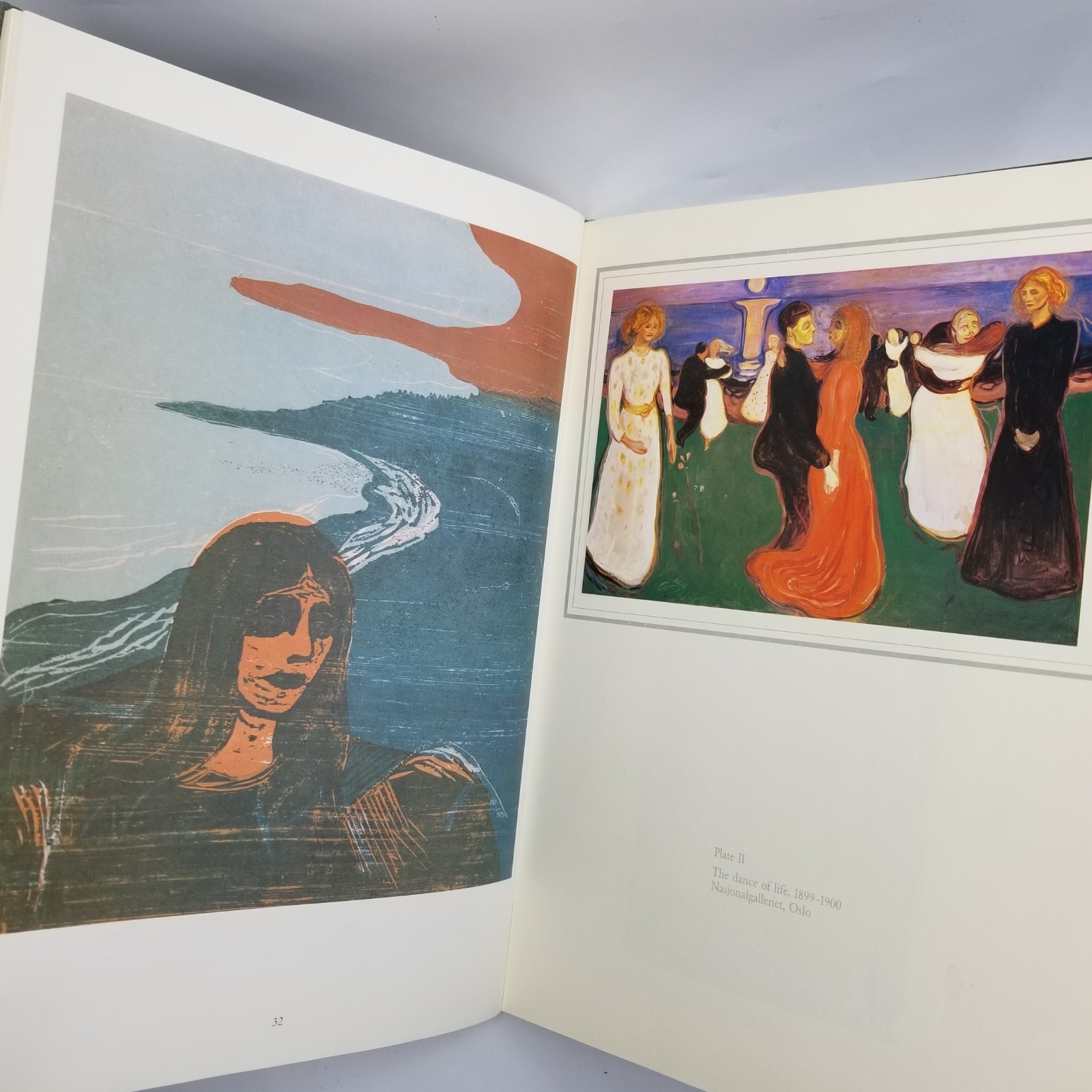 Edvard Munch by Per Amann – 1987 Artline Editions – Large Format HC