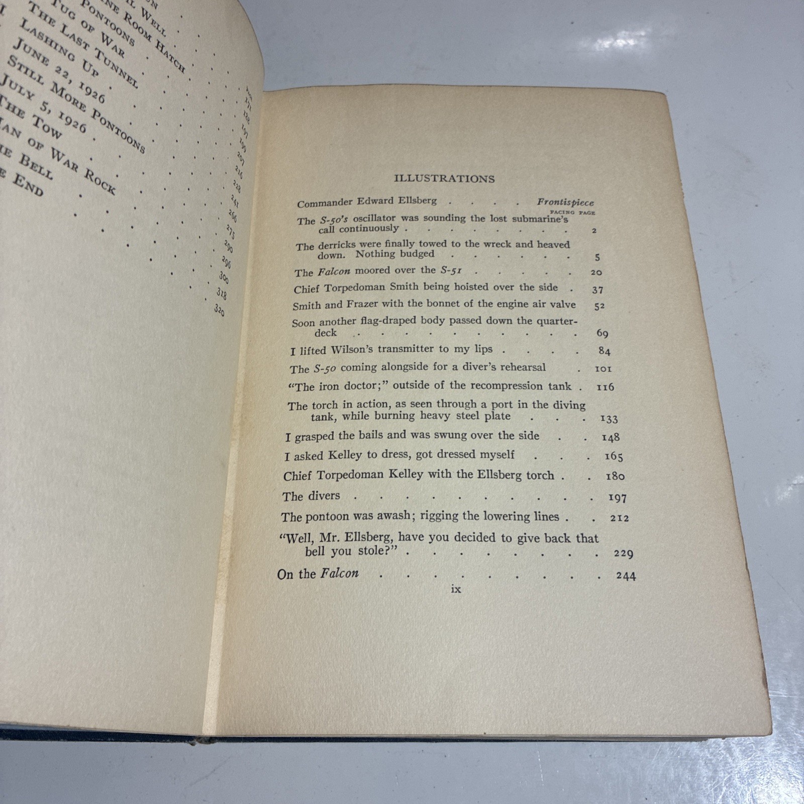 Signed Antique Book On The Bottom Edward Ellsberg Navy Submarine Military WWI
