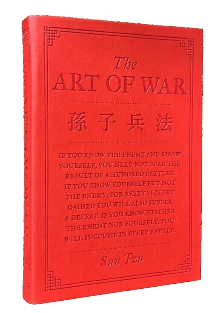 ❤️THE ART OF WAR by Sun Tzu Deluxe Faux Leather Flex Bound Classics Brand NEW