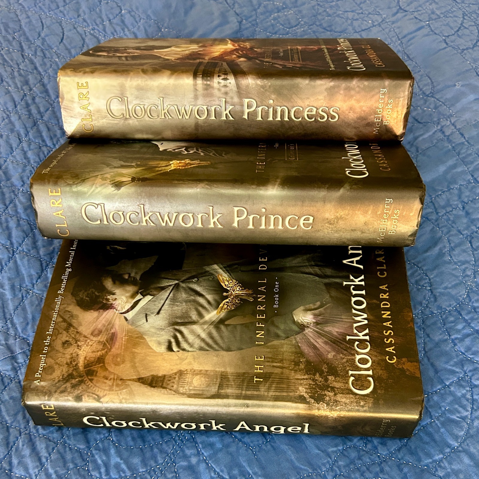 Complete HC Set: Infernal Devices Trilogy by Cassandra Clare 1st Ed/1st Printing