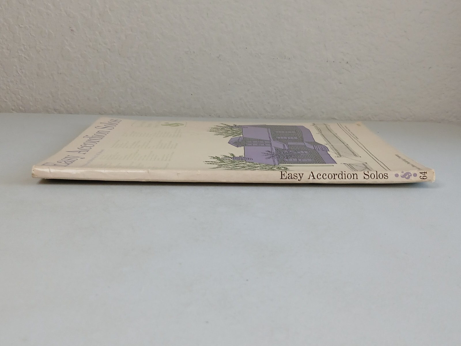 Vintage Sheet Music Book EASY ACCORDION SOLOS (Amsco, 1947) E.M. Bennett ~ Used