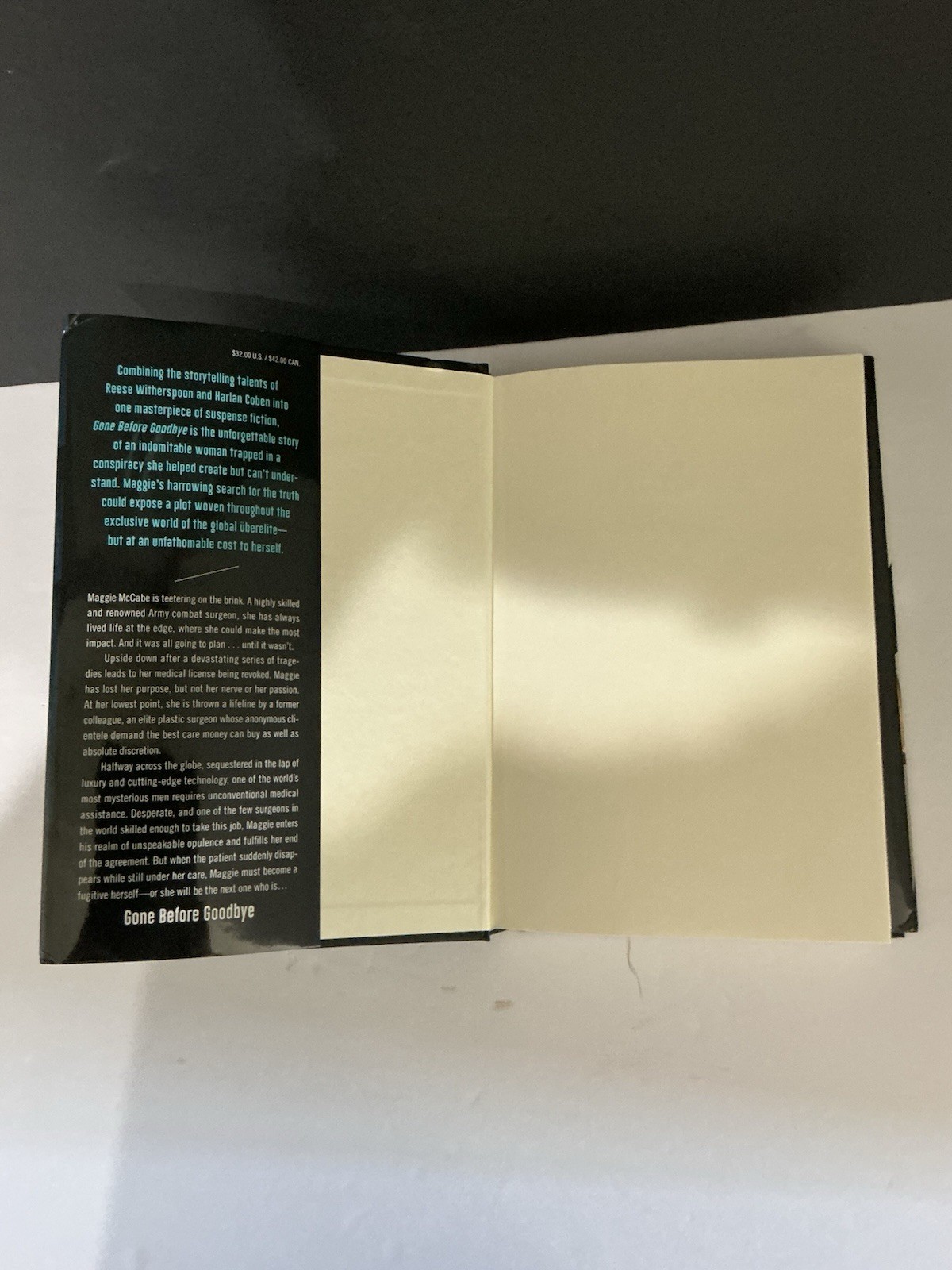 Hardcover GONE BEFORE GOODBYE Harlan Coben Reese Witherspoon Book