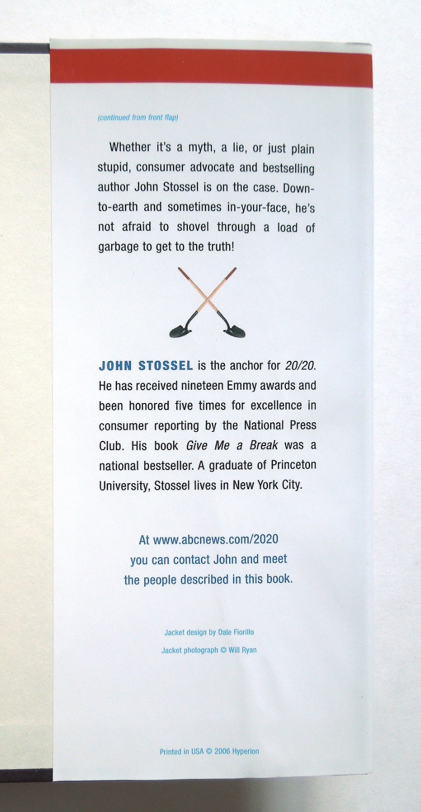 Myths, Lies and Downright Stupidity – John Stossel, 2006 hc w/dj, Hyperion Press