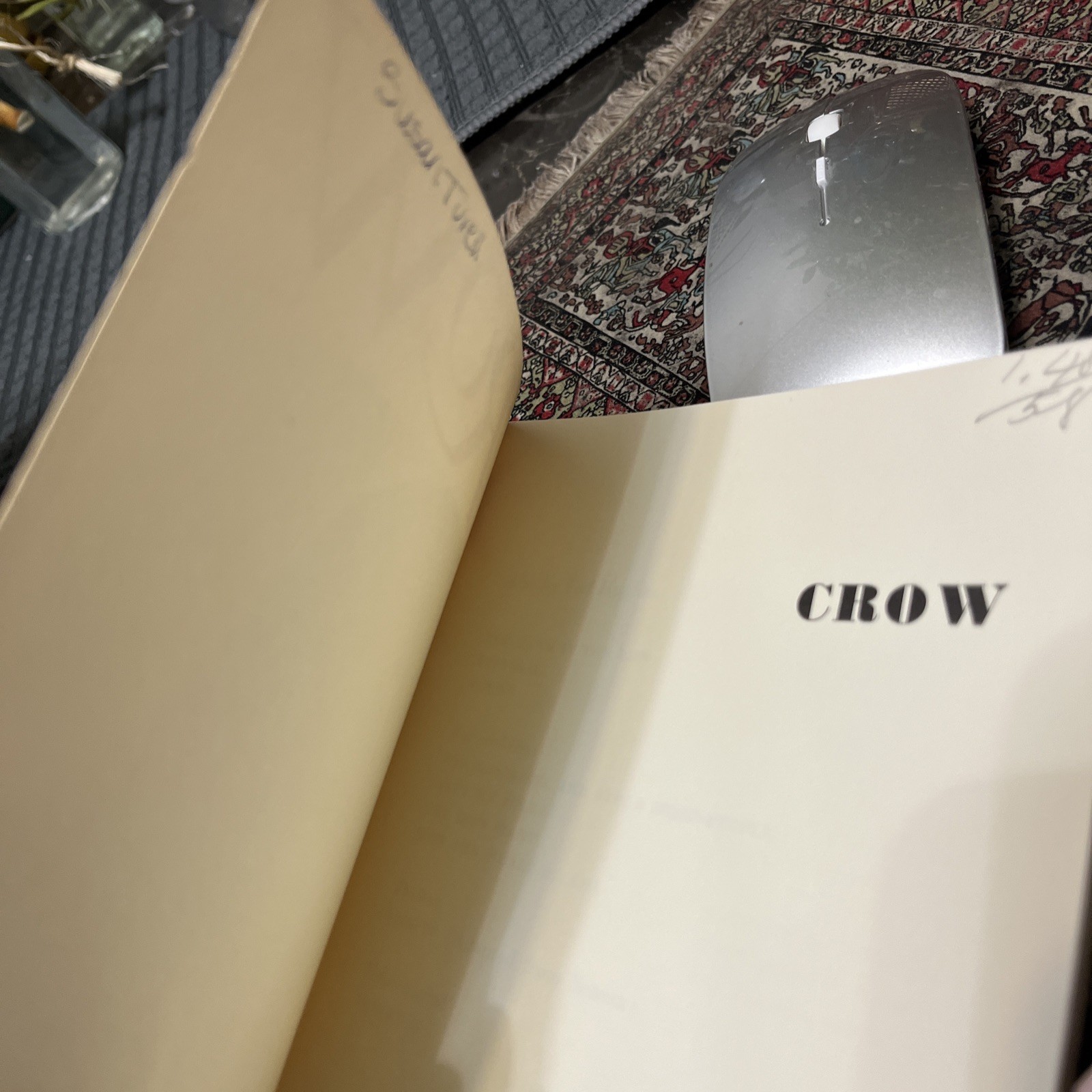 TED HUGHES ~ Crow: From the Life and Songs of the Crow ~ 1971 PB ~ poetry ~ VG+