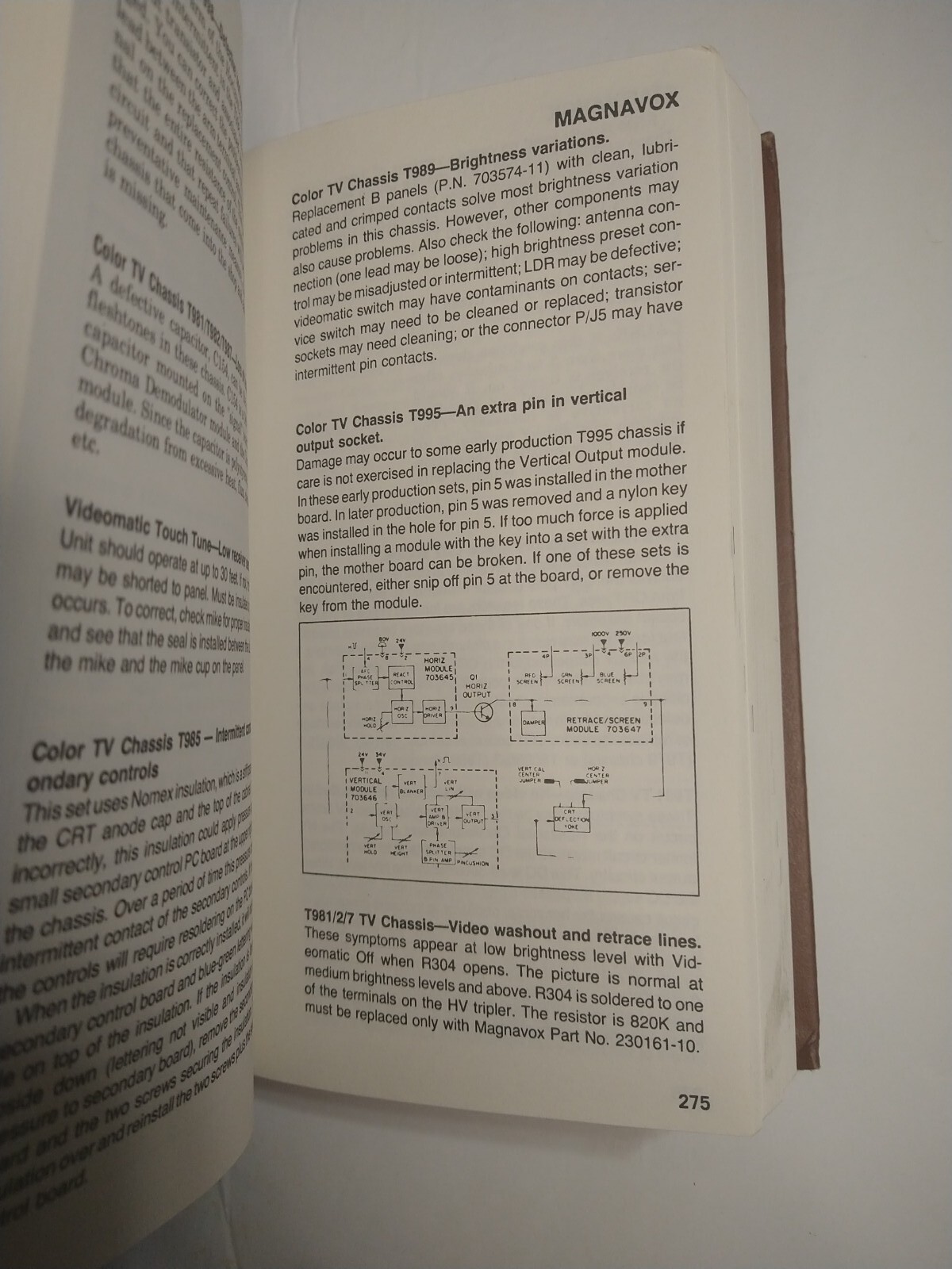 Color TV Trouble Facebook Problems & Solutions 4th edition Hardcover #1119
