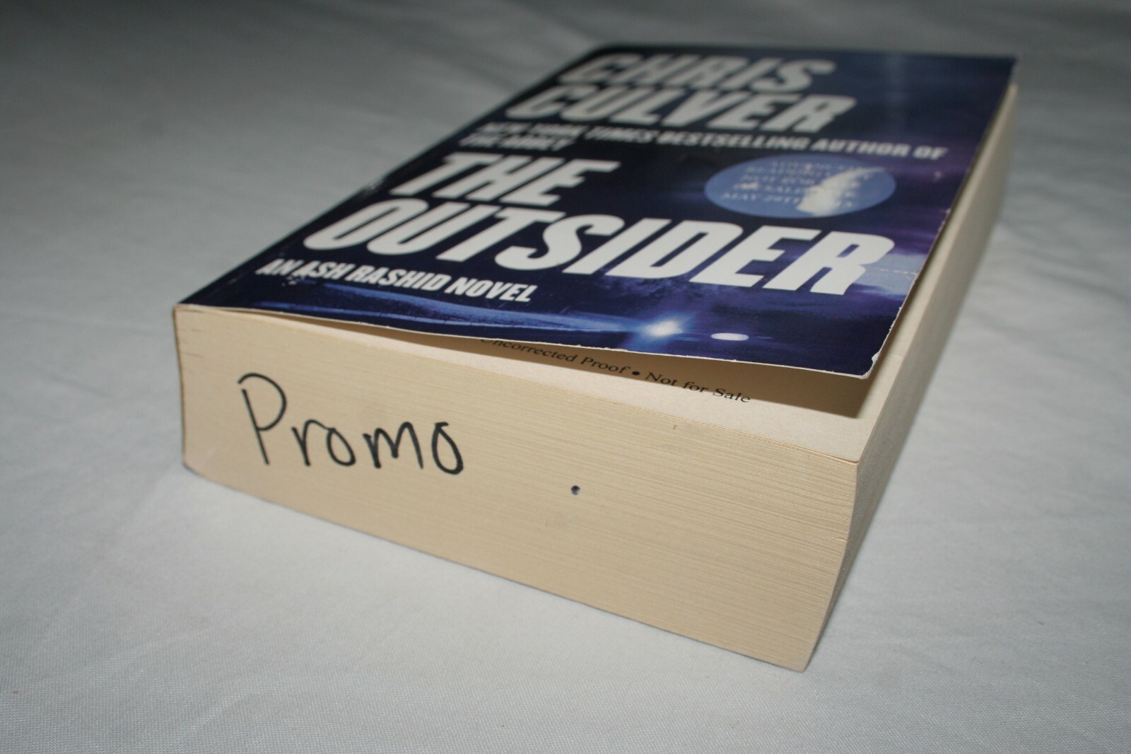 The Outsider & The Abbey an ash rashid novel Advanced Reading Copy Chris Culver