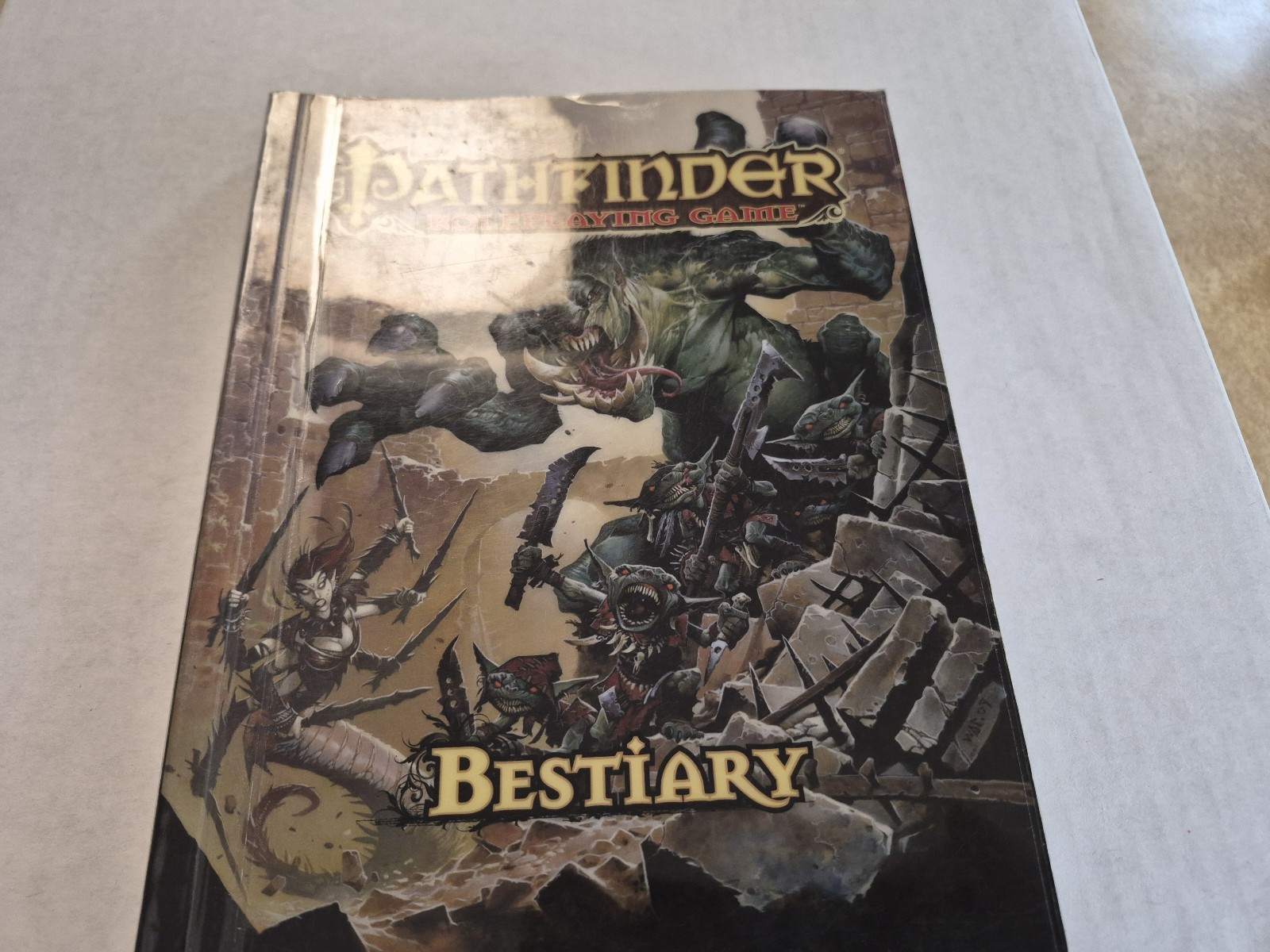 Pathfinder 1E Bestiary by Jason Bulmahn Pocket Edition