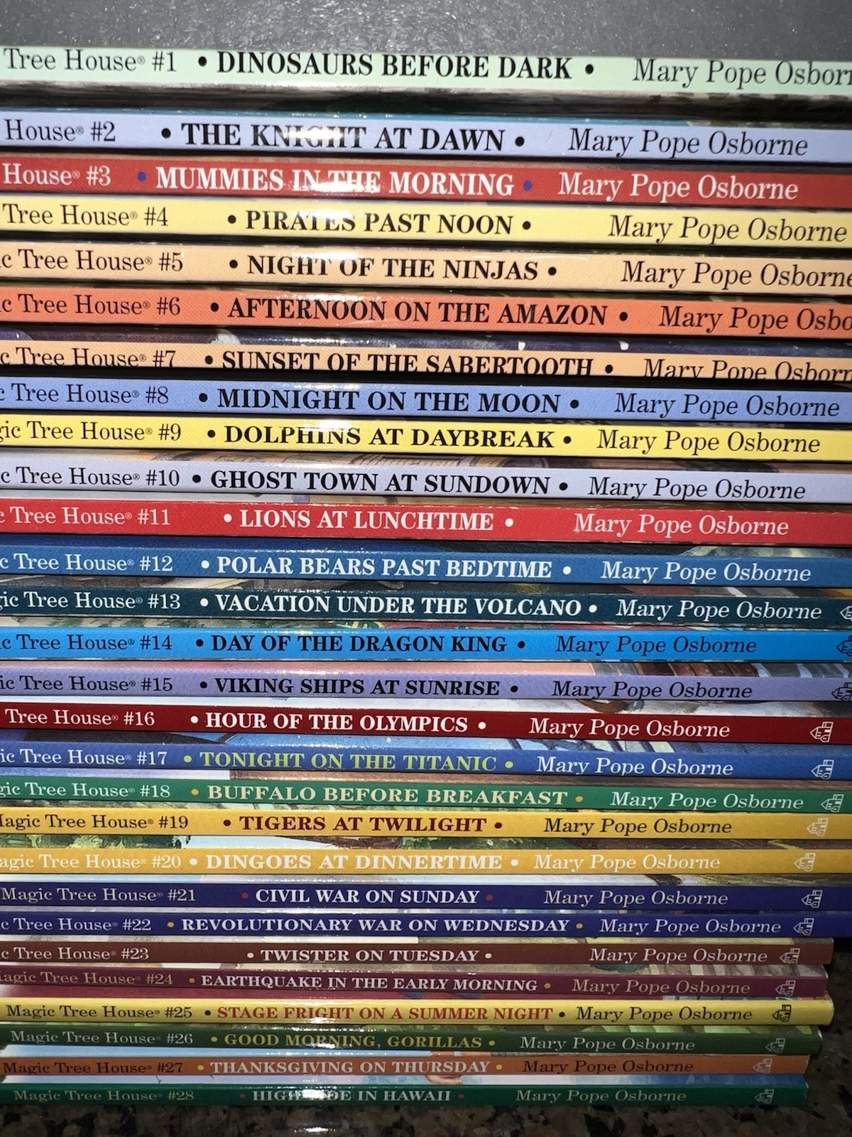 Magic Tree House 1–28 Box Set Complete 28-Book Collection