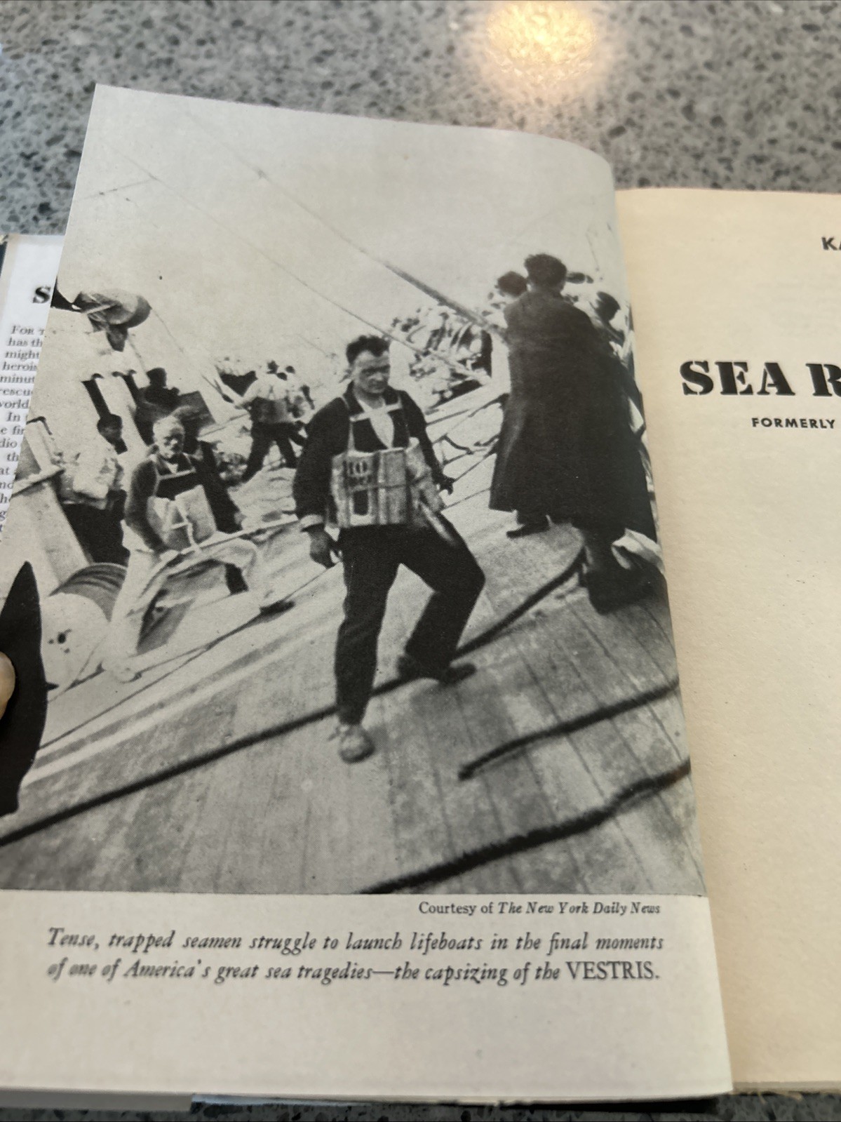 FAMOUS SEA RESCUES Karl Baarslag HC/DJ SIGNED, INSCRIBED! 1949