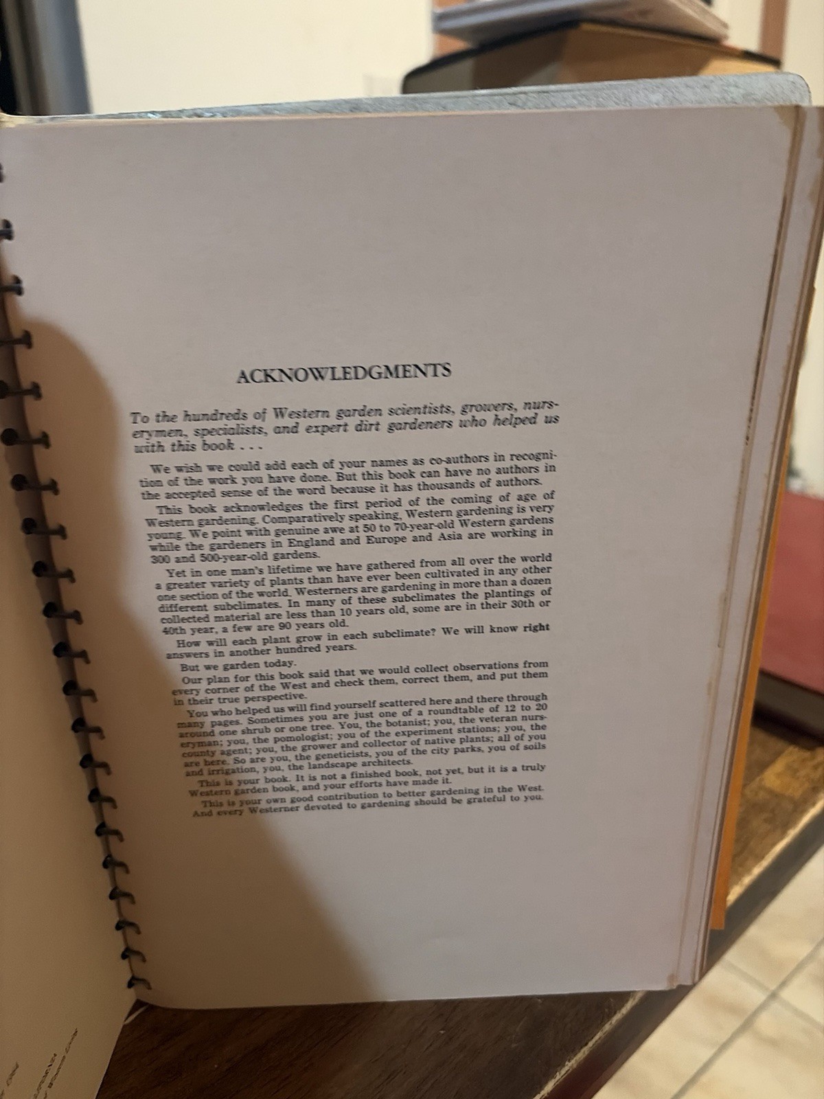 Vintage Sunset Western Garden Book Hardcover 1960s 1970s Gardening Reference