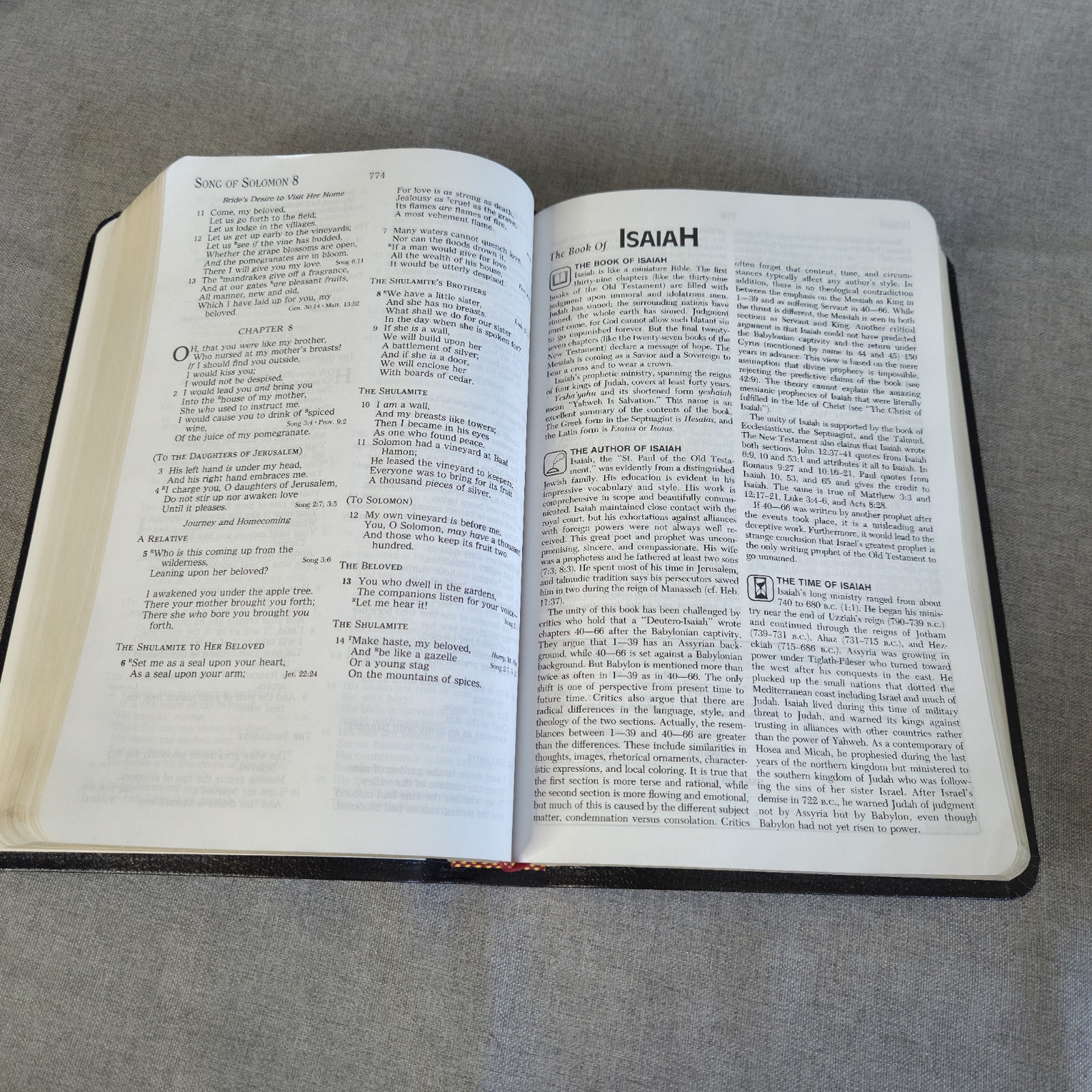Prophecy Study Bible JHM Black Bonded Leather NKJV Box All The Gospel