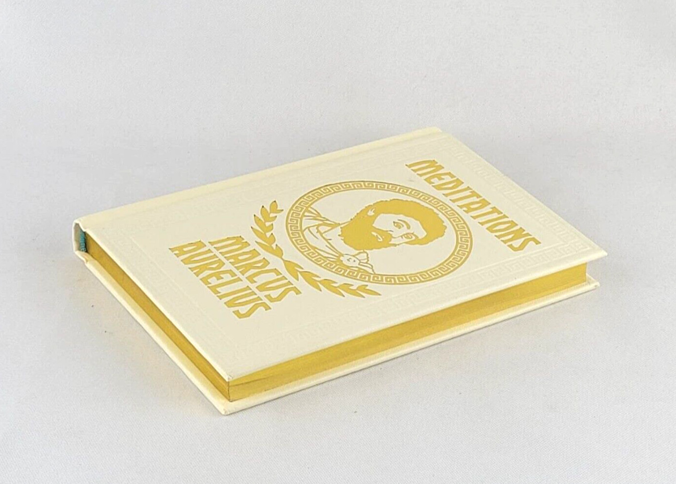 MEDITATIONS by Marcus Aurelius (6.8″x4.4″) Deluxe Compact Gilded Pages Brand New