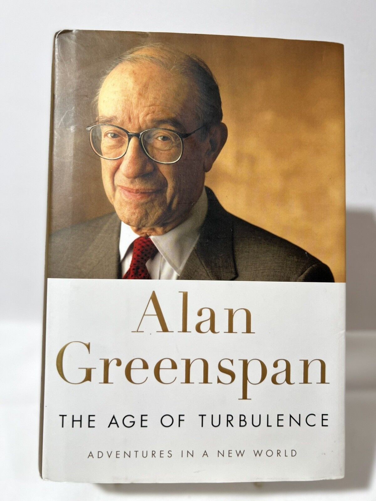 Alan Greenspan The Age of Turbulence Hardcover Book 2007 Economic Insights Polic