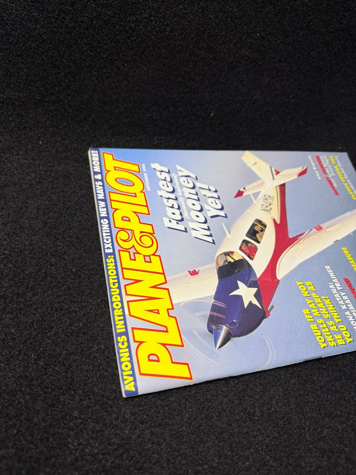 Plane & Pilot Magazine September 1994 Mooney Ovation Cessna 195 Aviation GPS