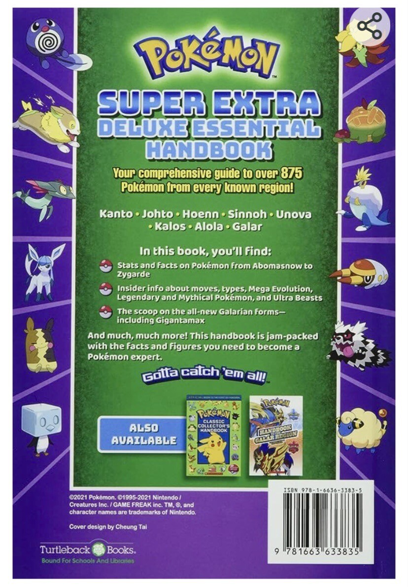 Super Extra Deluxe Essential Handbook (Pokémon) The Need-To-Know Stats and Facts