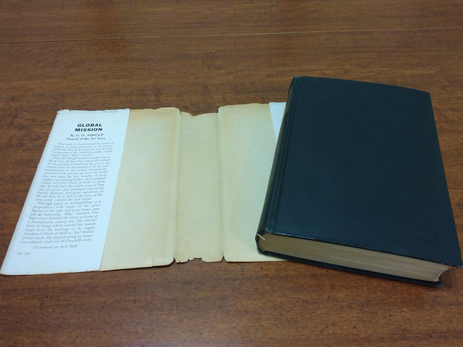 1949 Global Mission H.H. Arnold General of the Air Force Book First Edition