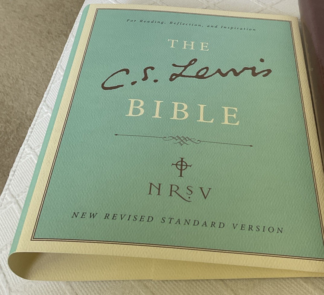 The C. S. Lewis Bible NRSV LEATHER
