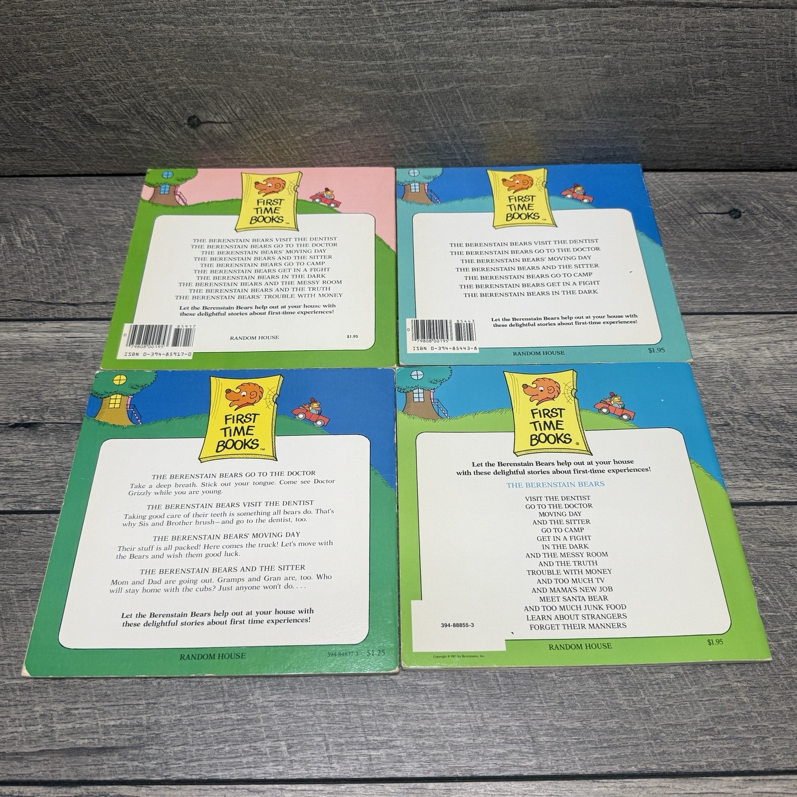Lot of 18 Berenstain Bears First Time Picture Books Jan & Stan Berenstain 1980’s