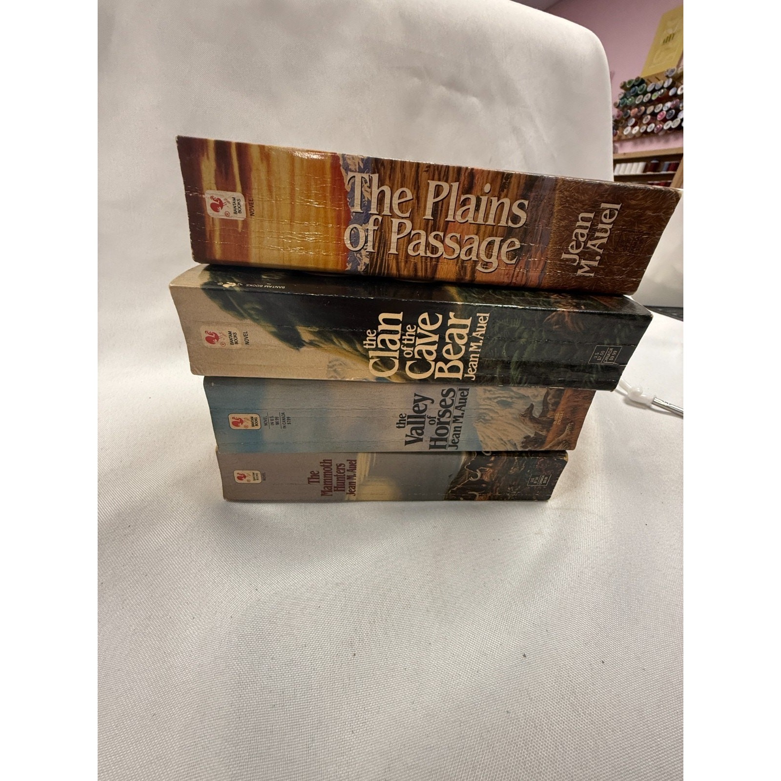 Jean M Auel Earth’s Children Series Paperback Lot 4 Clan Cave Bear Plains